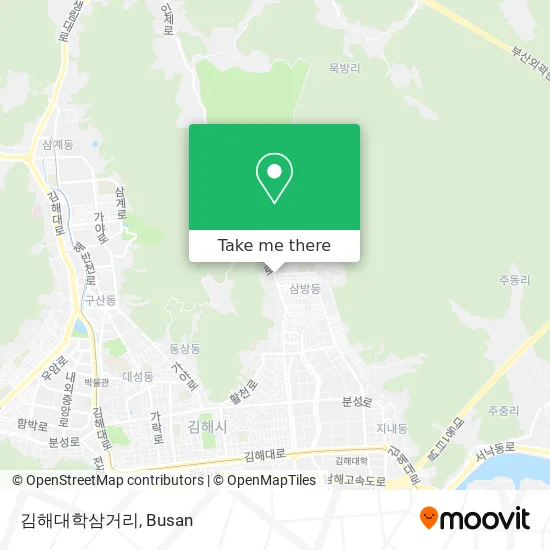 김해대학삼거리 map