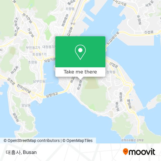 대흥사 map