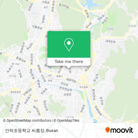 안락초등학교 씨름장 map