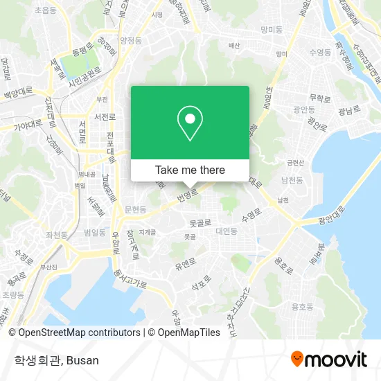 학생회관 map