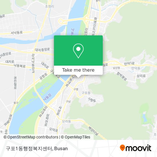 구포1동행정복지센터 map