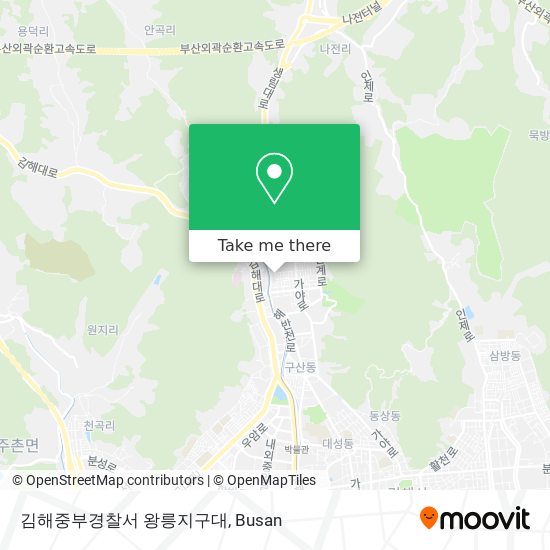 김해중부경찰서 왕릉지구대 map