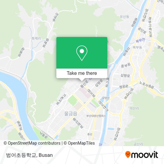 범어초등학교 map