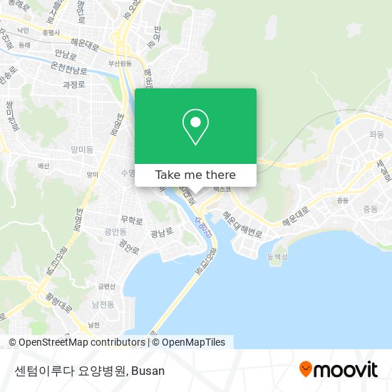 센텀이루다 요양병원 map