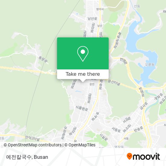 예전칼국수 map