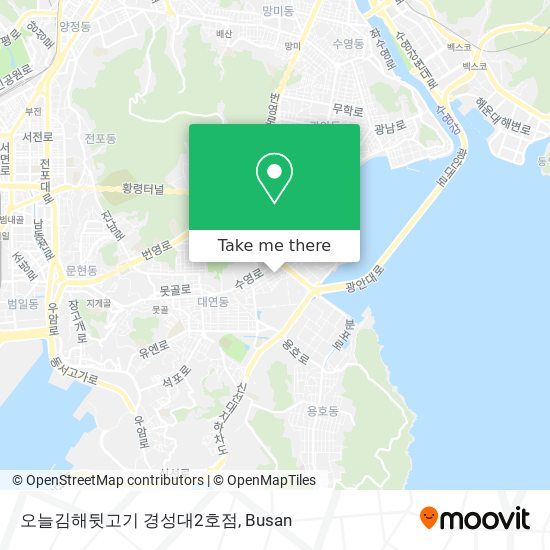 오늘김해뒷고기 경성대2호점 map