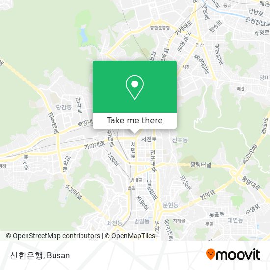 신한은행 map