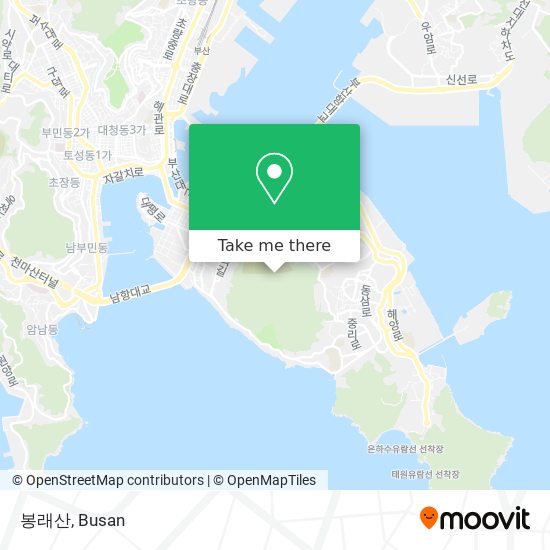 봉래산 map