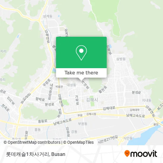 롯데캐슬1차사거리 map