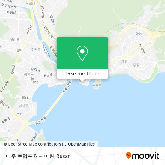 대우 트럼프월드 마린 map