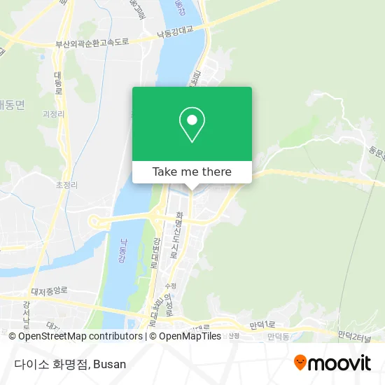 다이소 화명점 map