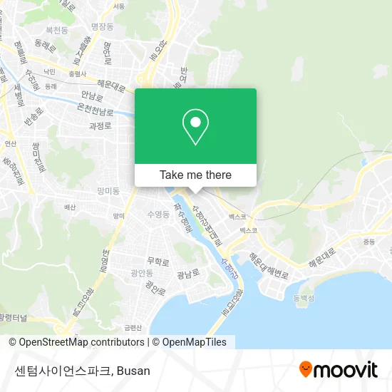 센텀사이언스파크 map