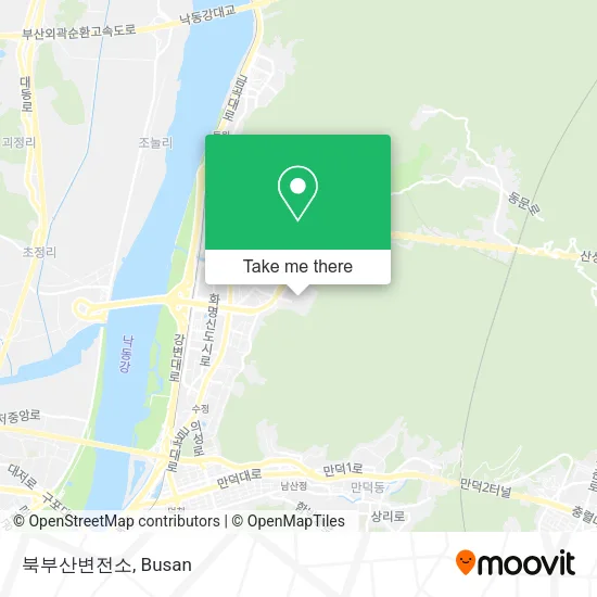 북부산변전소 map