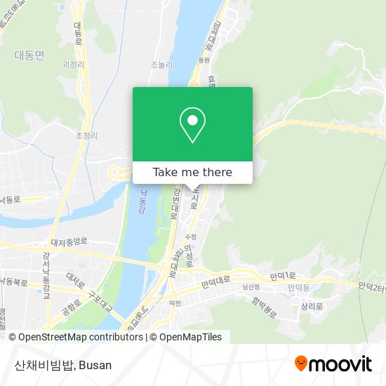 산채비빔밥 map