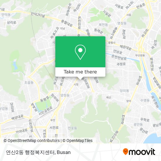 연산2동 행정복지센터 map