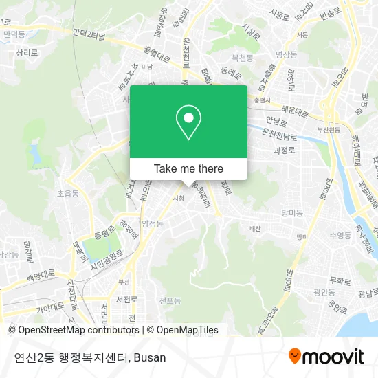 연산2동 행정복지센터 map