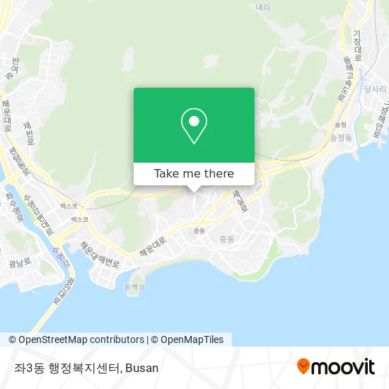 좌3동 행정복지센터 map