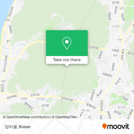 망미봉 map