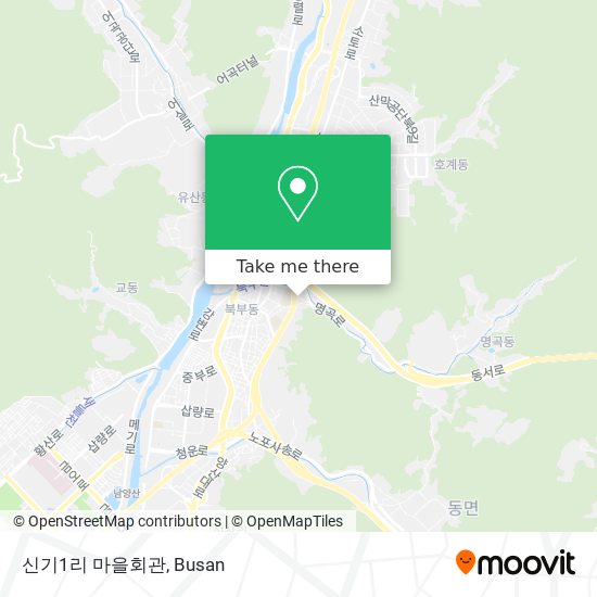 신기1리 마을회관 map