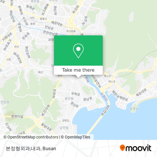 본정형외과,내과 map