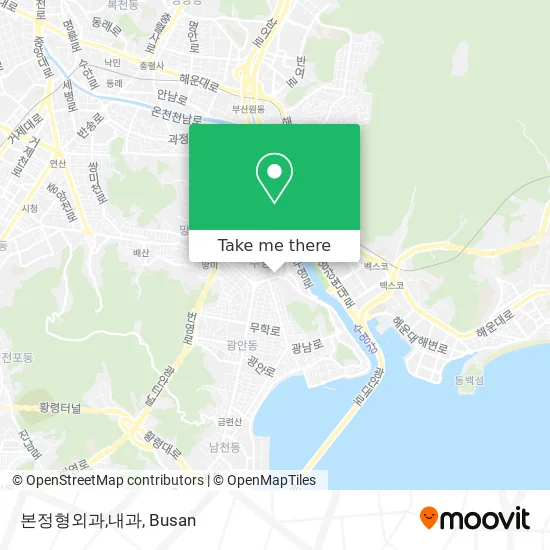 본정형외과,내과 map