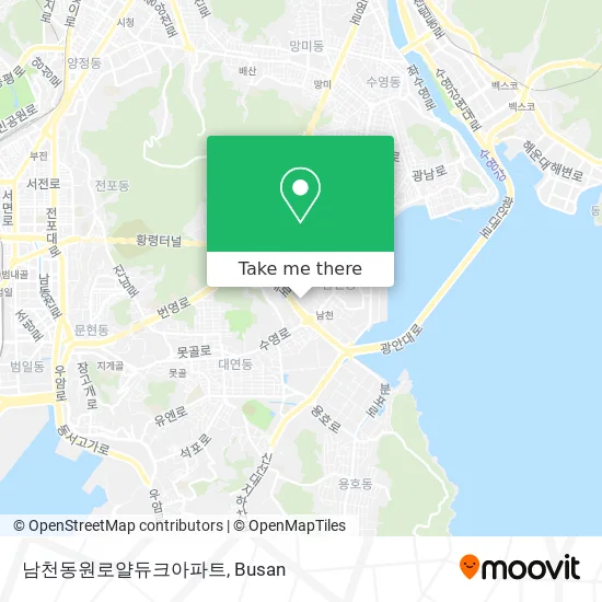 남천동원로얄듀크아파트 map