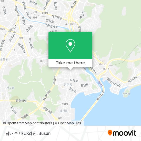 남태수 내과의원 map