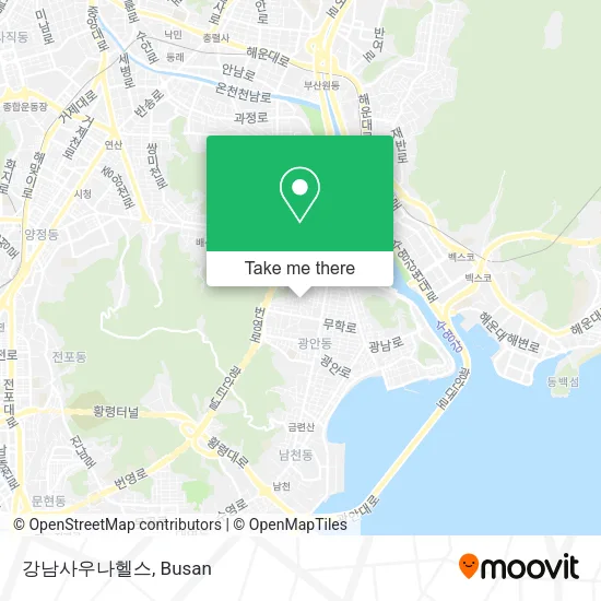 강남사우나헬스 map