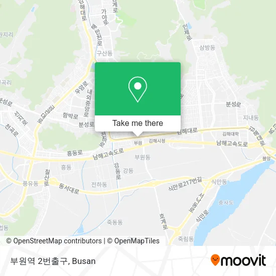 부원역 2번출구 map
