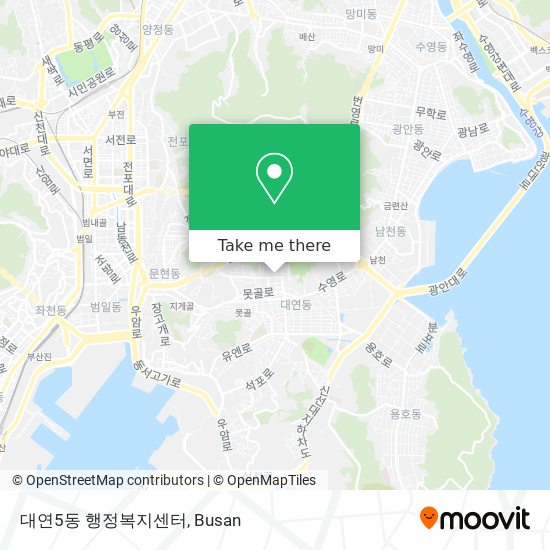 대연5동 행정복지센터 map