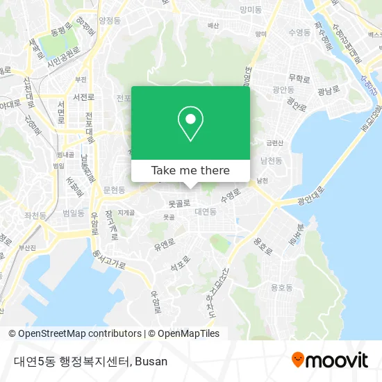 대연5동 행정복지센터 map