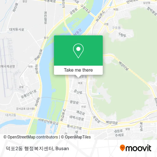 덕포2동 행정복지센터 map