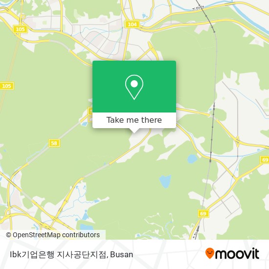 Ibk기업은행 지사공단지점 map