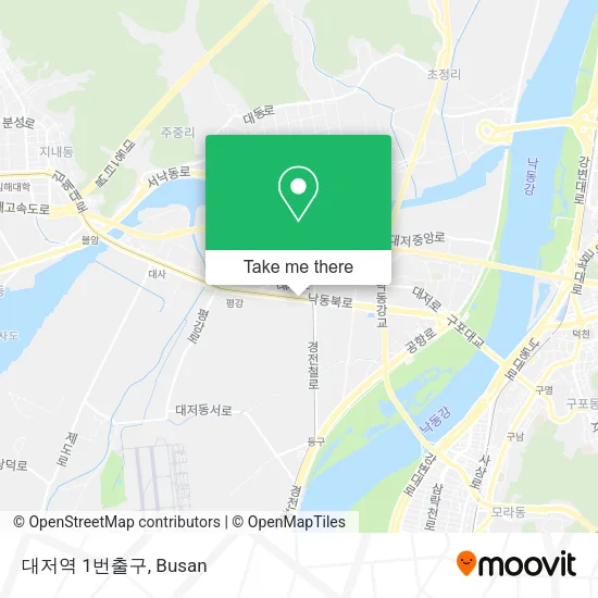 대저역 1번출구 map
