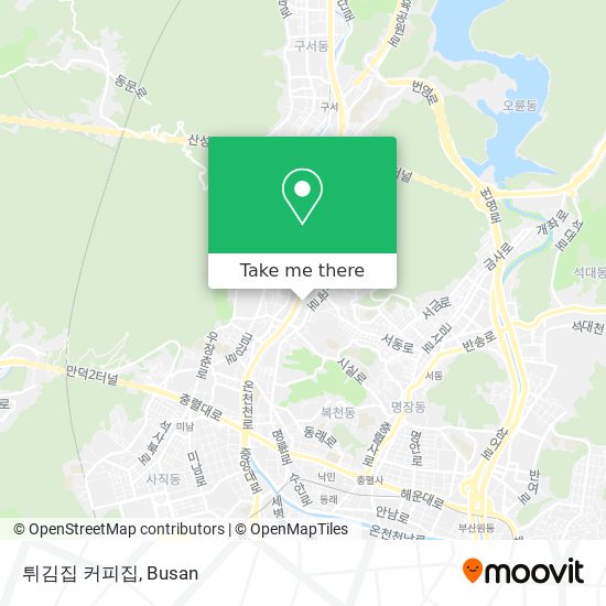 튀김집 커피집 map