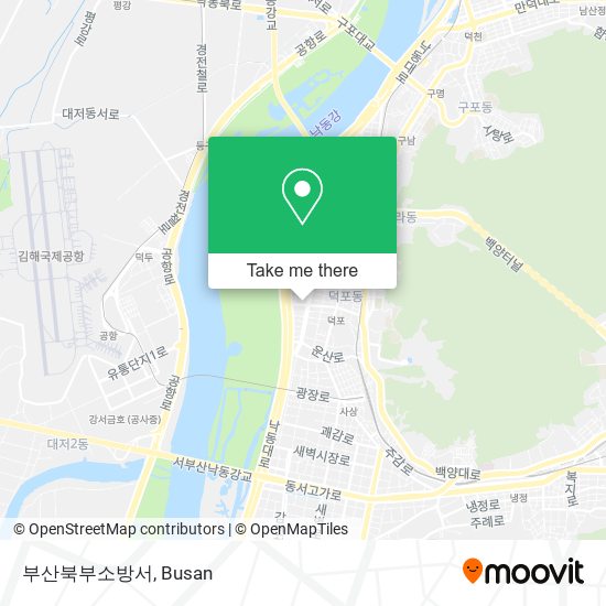 부산북부소방서 map