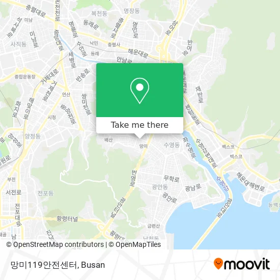 망미119안전센터 map