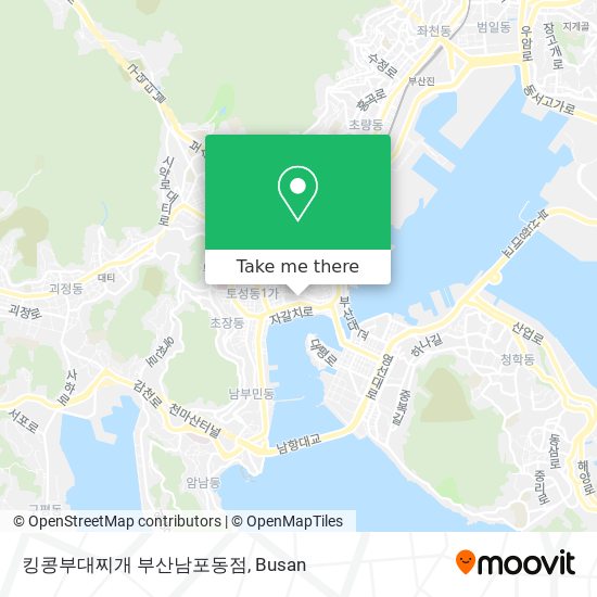 킹콩부대찌개 부산남포동점 map