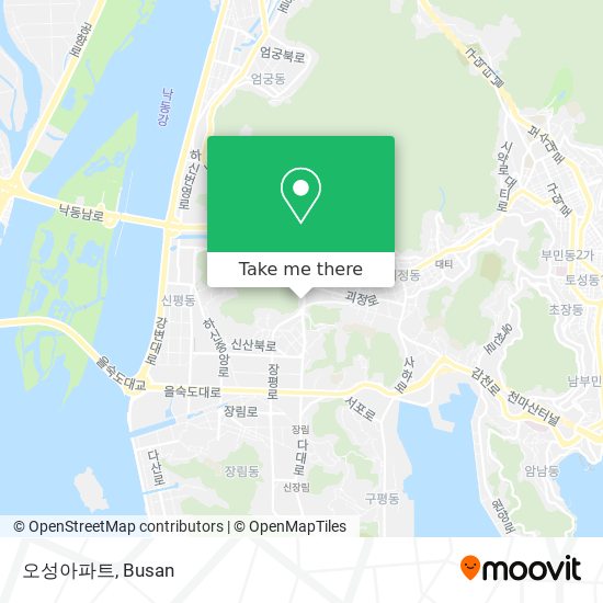 오성아파트 map