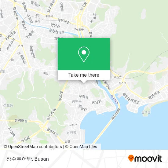장수추어탕 map