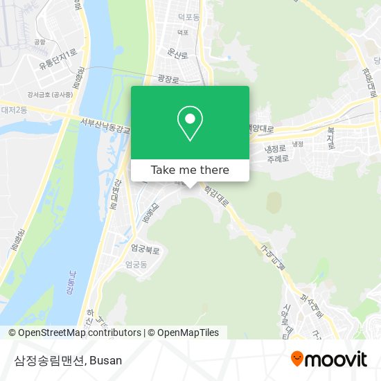 삼정송림맨션 map