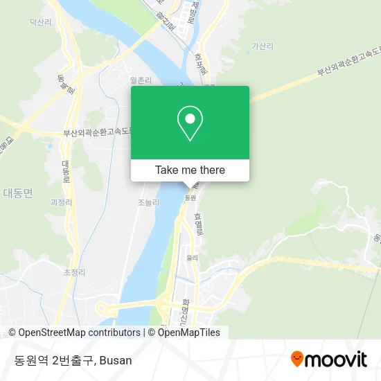 동원역 2번출구 map
