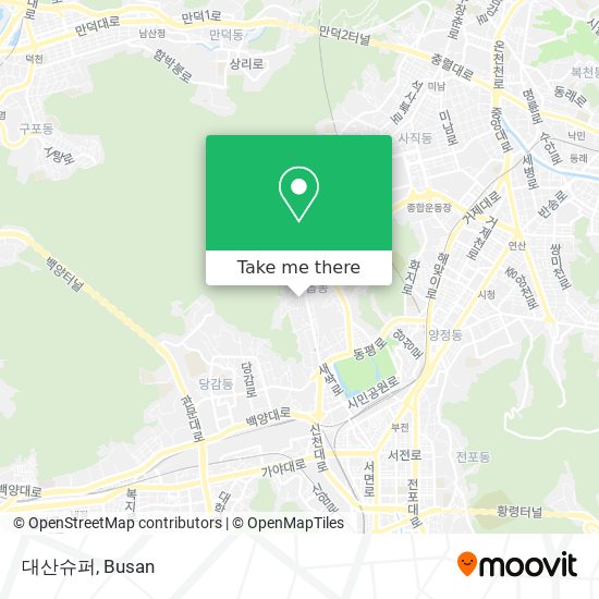 대산슈퍼 map