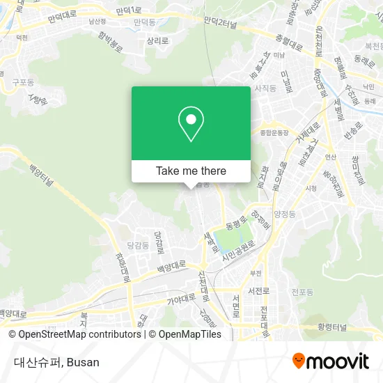 대산슈퍼 map