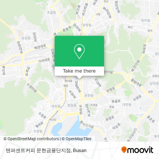 텐퍼센트커피 문현금융단지점 map