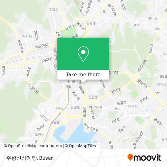 주왕산삼계탕 map