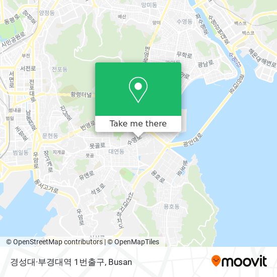 경성대·부경대역 1번출구 map