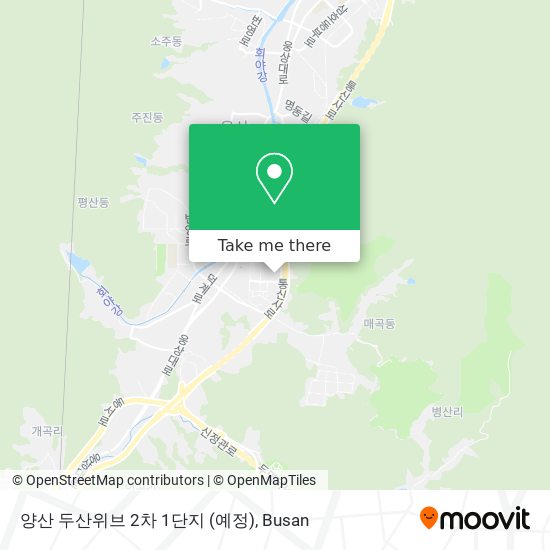 양산 두산위브 2차 1단지 (예정) map