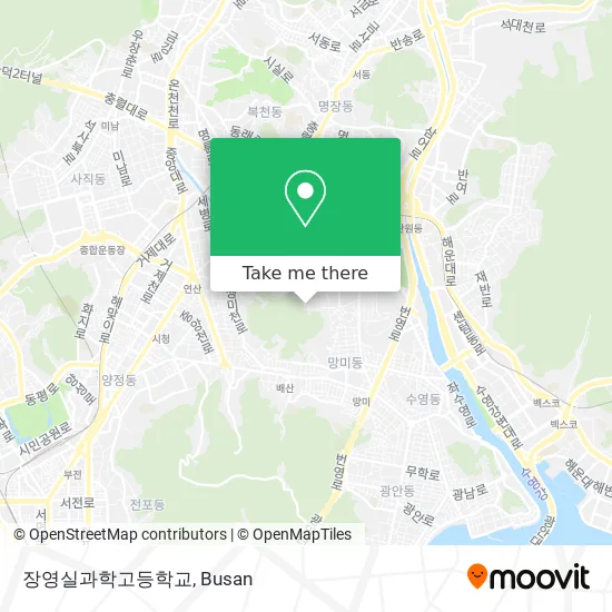 장영실과학고등학교 map