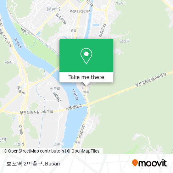 호포역 2번출구 map